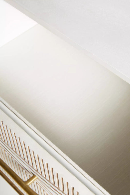 Hand Carved Thalia Living Room Six - Drawer Dresser Chest of Drawers - Bone Inlay Furnitures