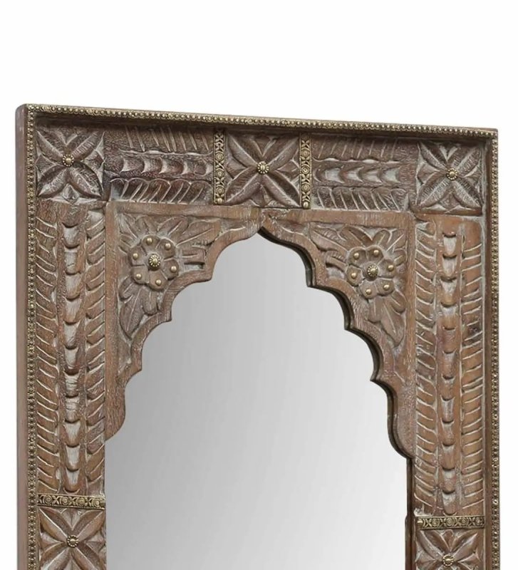 Hand Carved Wall Mirror Frame mirror frame - Bone Inlay Furnitures