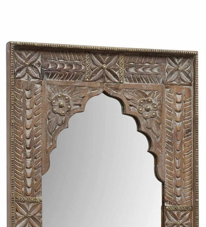 Hand Carved Wall Mirror Frame mirror frame - Bone Inlay Furnitures
