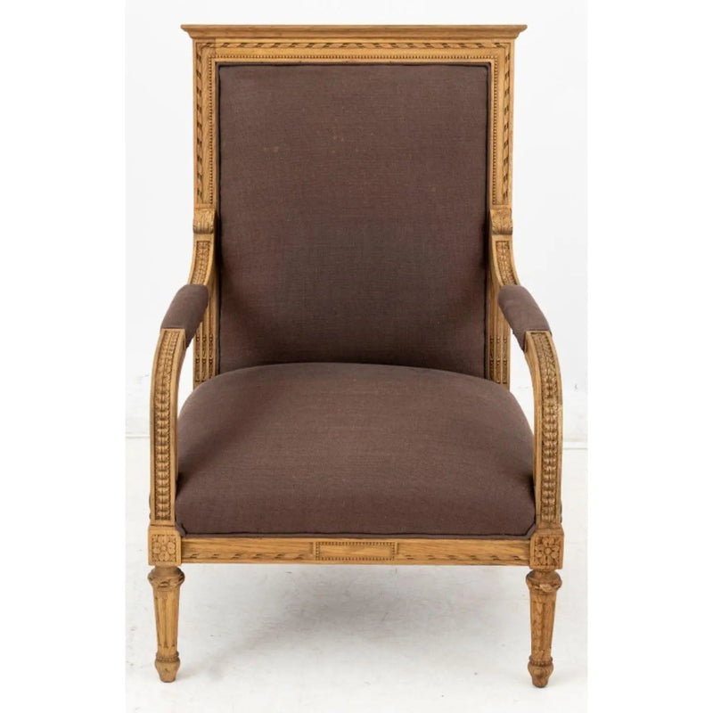Hand Carved Wooden Louis Armchair Chair - Bone Inlay Furnitures