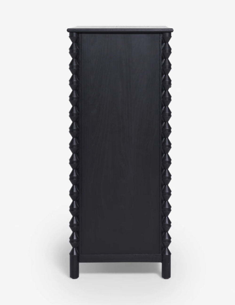 Hand-Crafted Black Solid Wood Tall Dresser | 6 Drawer Storage Chest Bone Inlay Furnitures Hand-Crafted Black Solid Wood Tall Dresser | 6 Drawer Storage Chest Bone Inlay Furnitures