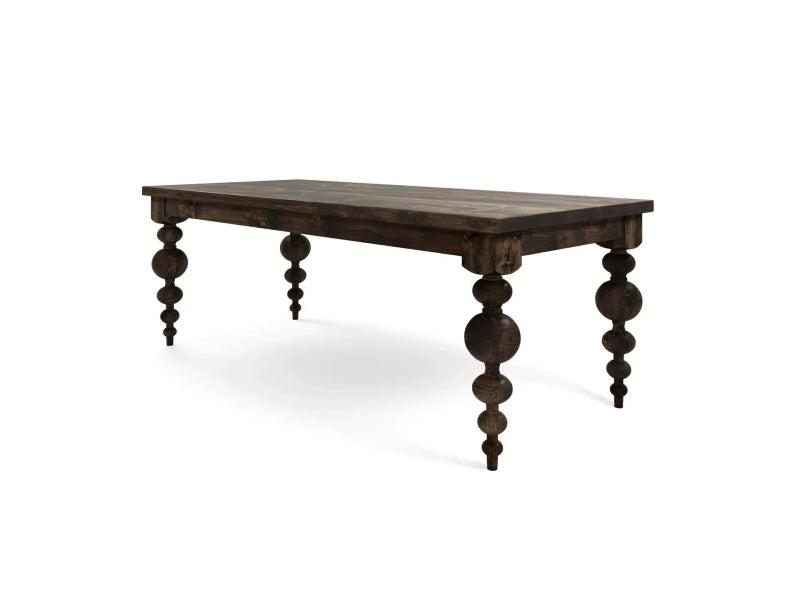 Hand Crafted Rectangle Dining Table Dining table - Bone Inlay Furnitures
