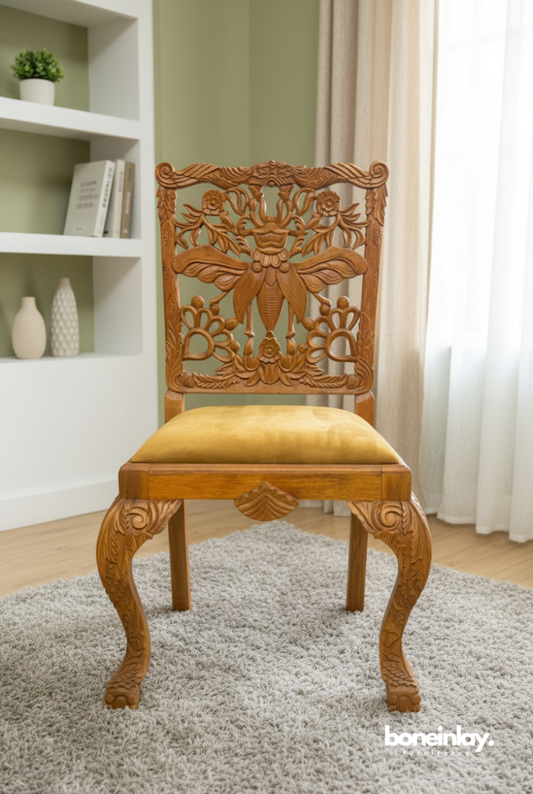 hand Carved Bee Chair