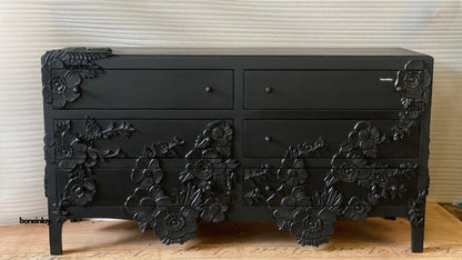 black dresser