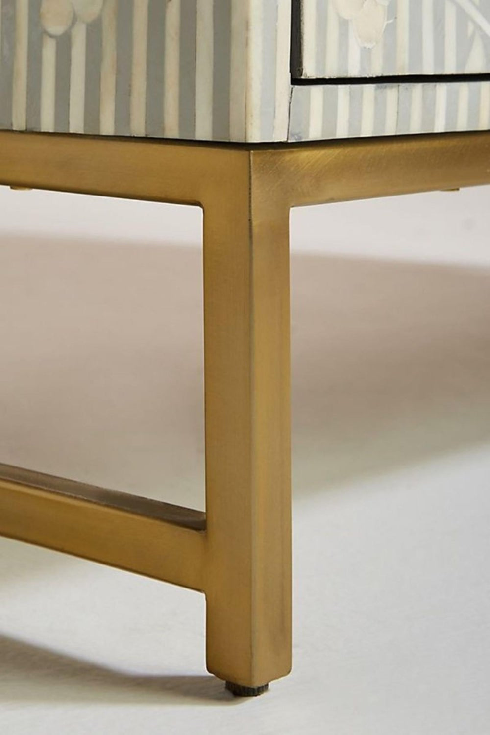 Handmade Ada Bone Inlay Chest of Three Drawers