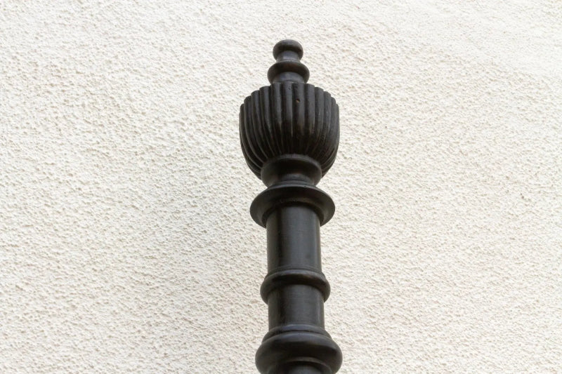 Handcrafted Finely Carved British Colonial Four - Poster Wooden Bed Bed - Bone Inlay Furnitures