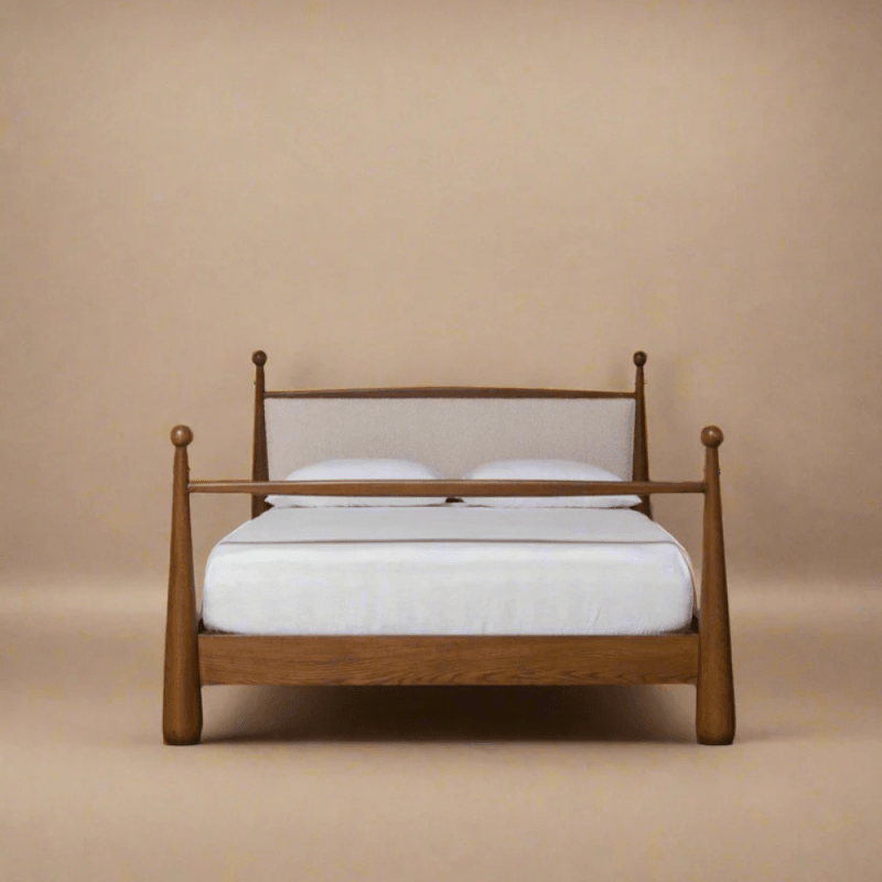 Handcrafted Hardwood Poster Bed | Walker Bed Bed - Bone Inlay Furnitures