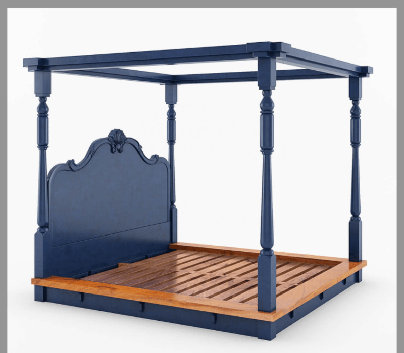 Handcrafted Two - Tone Six Piece Bedroom Set Bedroom Set - Bone Inlay Furnitures