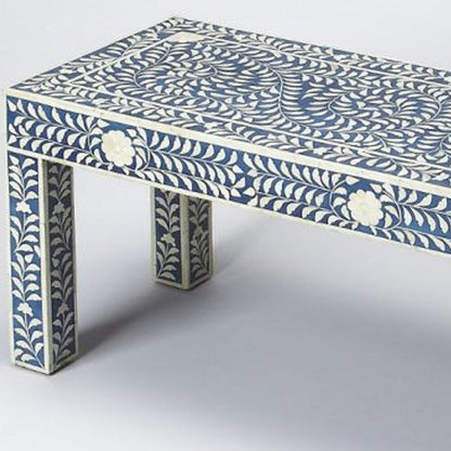 Handmade Bone Inlay Bench | Handmade Furniture bench - Bone Inlay Furnitures