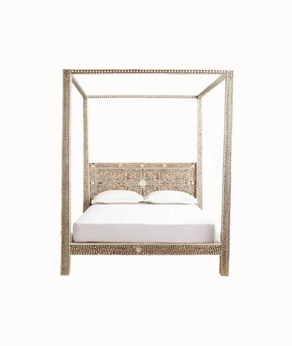 Terracotta Canopy Bed