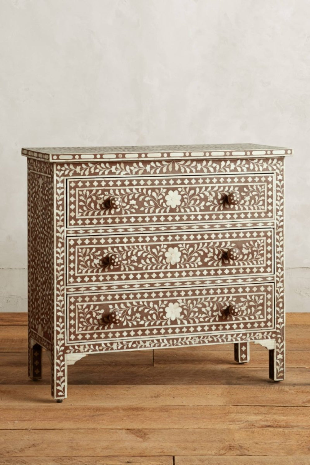 Bone Inlay Chest of Drawers