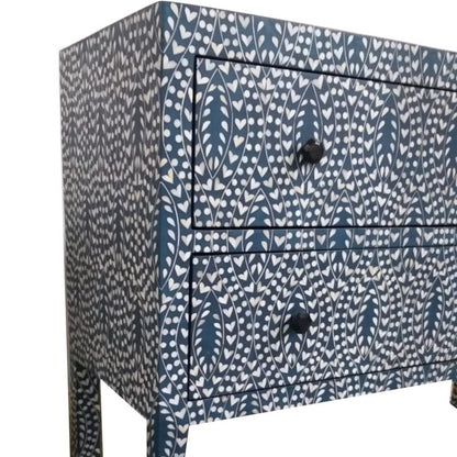 Handmade Bone Inlay Floral Large Dresser