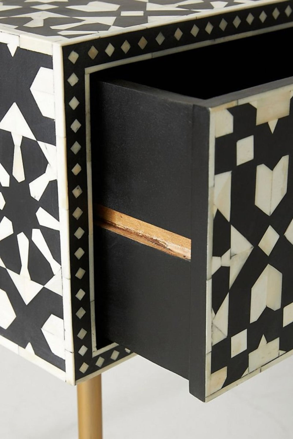 Bone Inlay Laptop Desk console table 