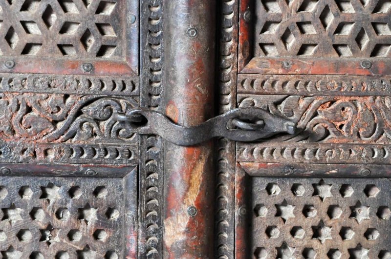 Handmade Carved Indian Damchiya Sideboard Solid Wood Chest Buffet & Sideboard - Bone Inlay Furnitures