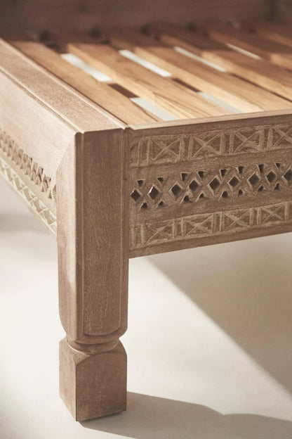 Handmade Carved Solid Wooden Maharaja Chair Chair - Bone Inlay Furnitures