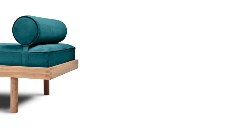 Handmade Designer Charlotte Perriann Daybed Sofa Daybed - Bone Inlay Furnitures