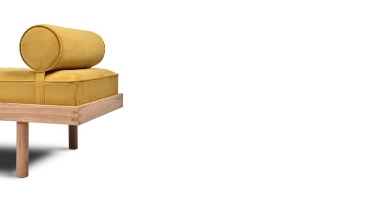 Handmade Designer Charlotte Perriann Daybed Sofa Daybed - Bone Inlay Furnitures