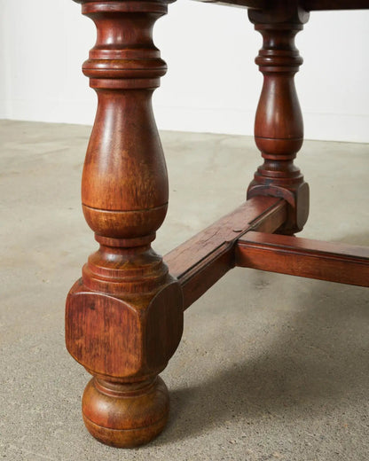 Handmade Designer Farmhouse Trestle Rectangle Dining Table - Bone Inlay Furnitures