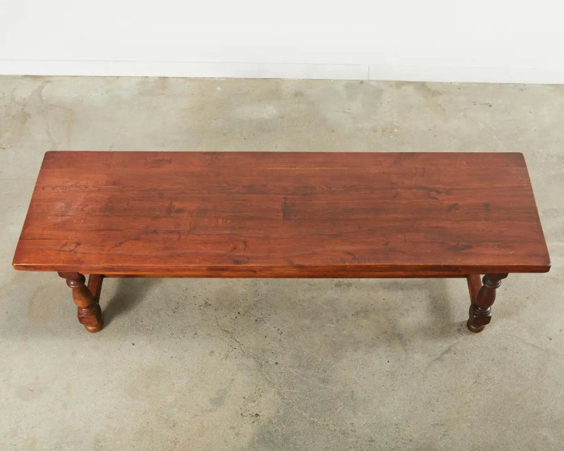 Handmade Designer Farmhouse Trestle Rectangle Dining Table - Bone Inlay Furnitures