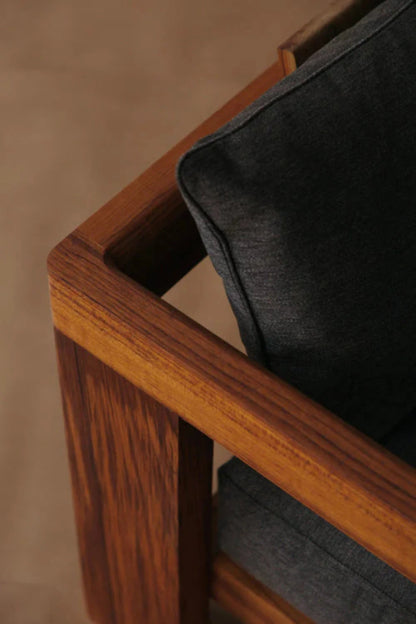 Handmade Designer Low Sitting Lounge Chair Lounge Chair - Bone Inlay Furnitures