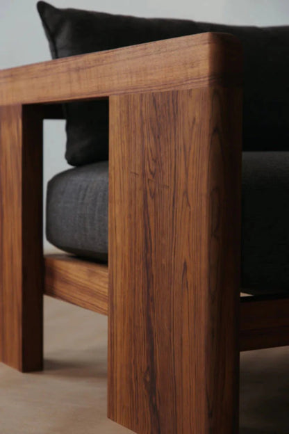 Handmade Designer Low Sitting Lounge Chair Lounge Chair - Bone Inlay Furnitures