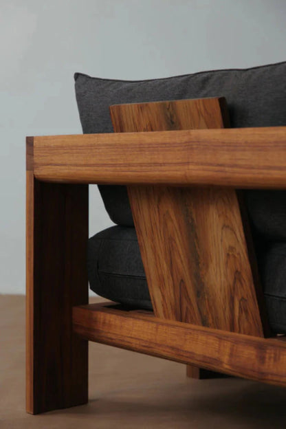 Handmade Designer Low Sitting Lounge Chair Lounge Chair - Bone Inlay Furnitures