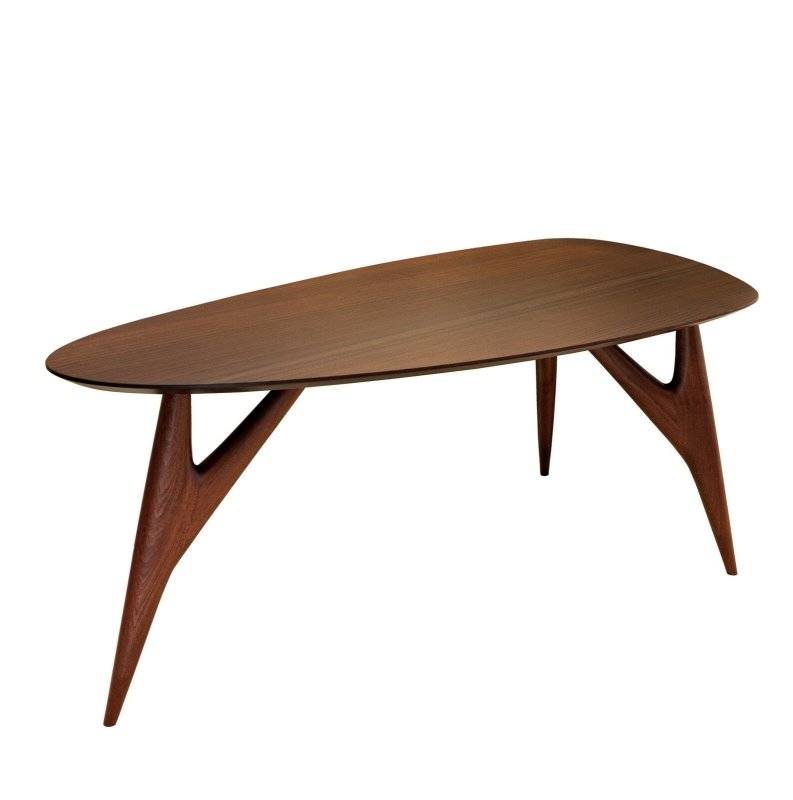 Handmade Designer Natual Wooden Brown Dining and Kitchen table Dining Table - Bone Inlay Furnitures