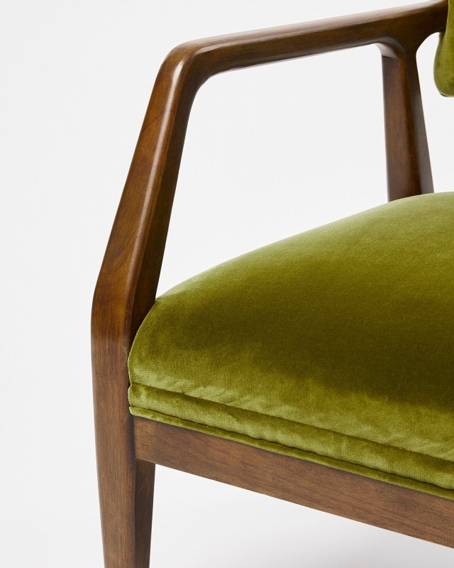 Handmade Designer Wood Armchair Chair - Bone Inlay Furnitures