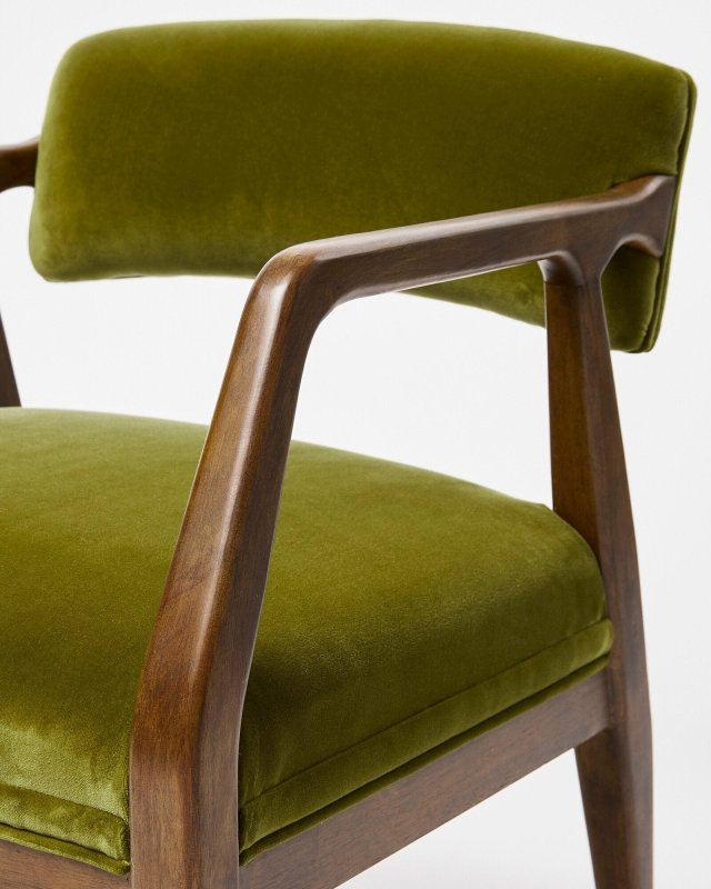 Handmade Designer Wood Armchair Chair - Bone Inlay Furnitures