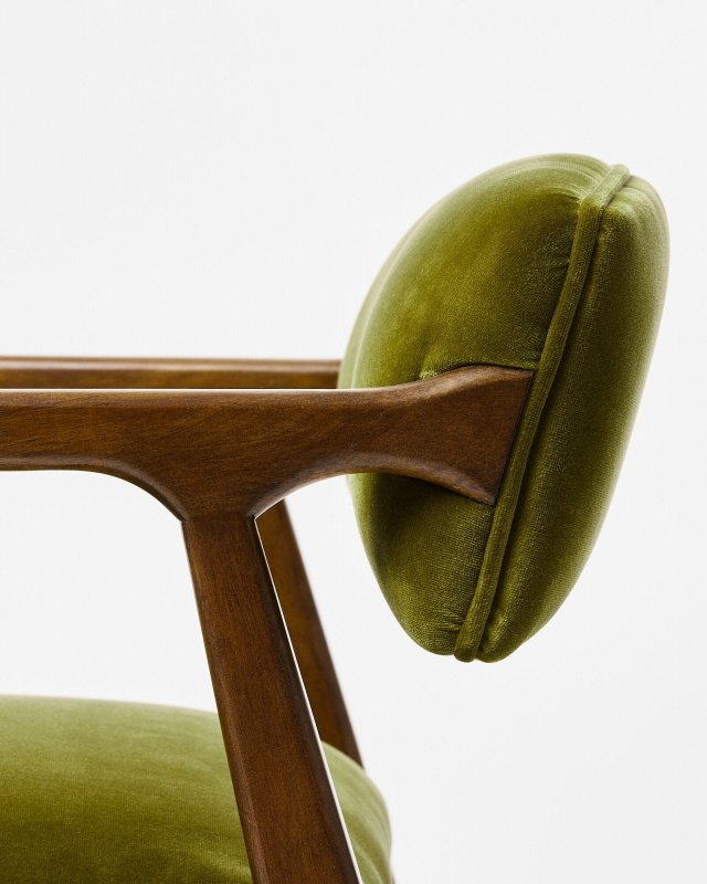 Handmade Designer Wood Armchair Chair - Bone Inlay Furnitures