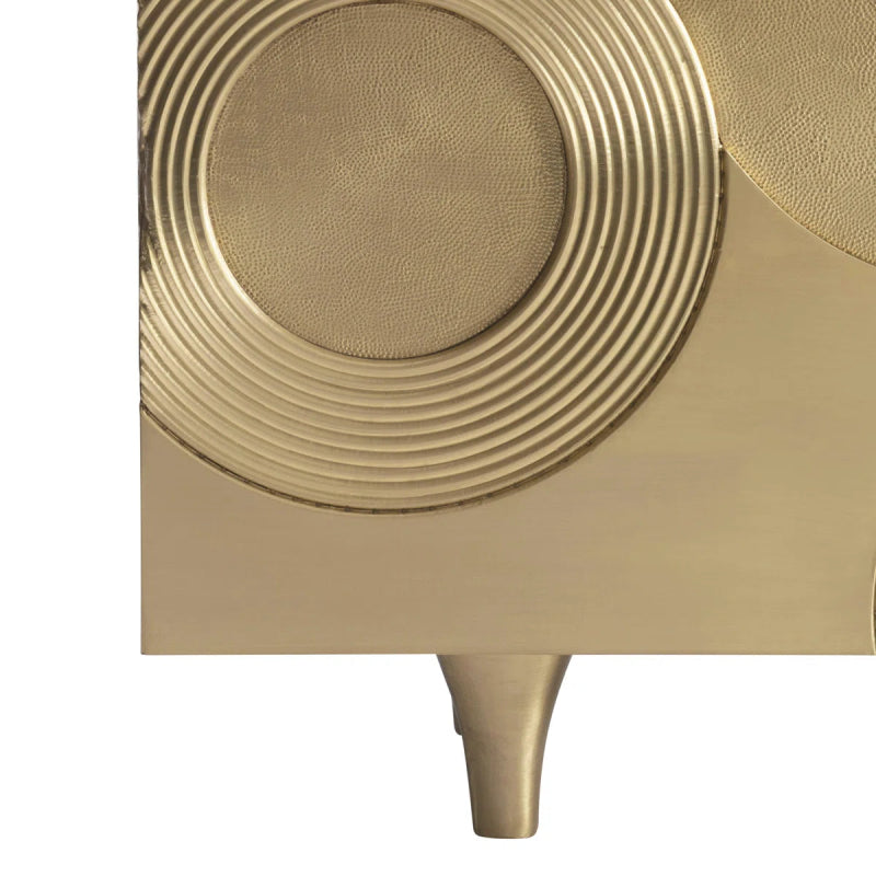 Handmade Embossed Metal Storage Credenza | Designer Sideboard Cabinet Buffet & Sideboard - Bone Inlay Furnitures