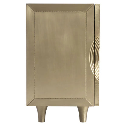 Handmade Embossed Metal Storage Credenza | Designer Sideboard Cabinet Buffet & Sideboard - Bone Inlay Furnitures