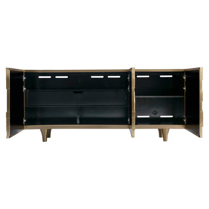 Handmade Embossed Metal Storage Credenza | Designer Sideboard Cabinet Buffet & Sideboard - Bone Inlay Furnitures