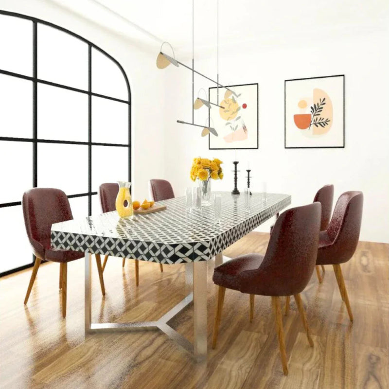 Table Inlay White Table Wood Inlay Coffee Table | Bone Inlay Egypt Coffee Table In