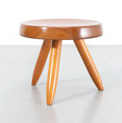 Handmade Modern Charlotte Perriand Inspired Solid Wood Stool Seat stool - Bone Inlay Furnitures
