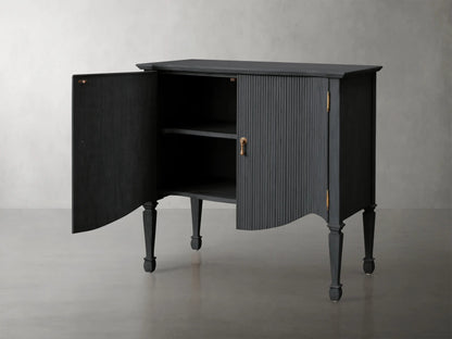 Handmade Modern Solid Wood Entryway Cabinet Sideboard Cabinet - Bone Inlay Furnitures