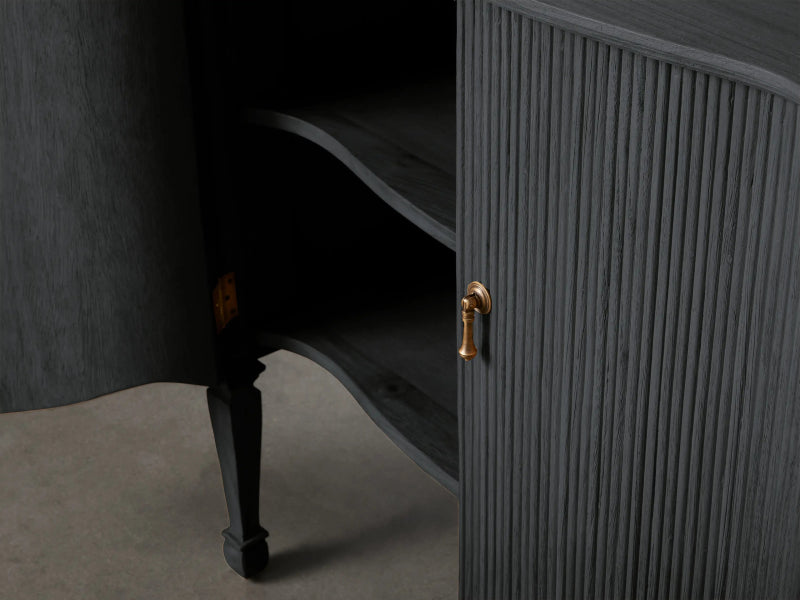 Handmade Modern Solid Wood Entryway Cabinet Sideboard Cabinet - Bone Inlay Furnitures