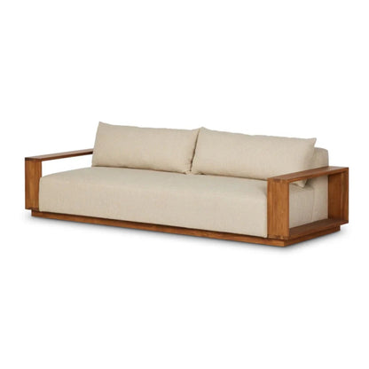 Handmade Natural Wooden Outdoor Sofa Sofa - Bone Inlay Furnitures