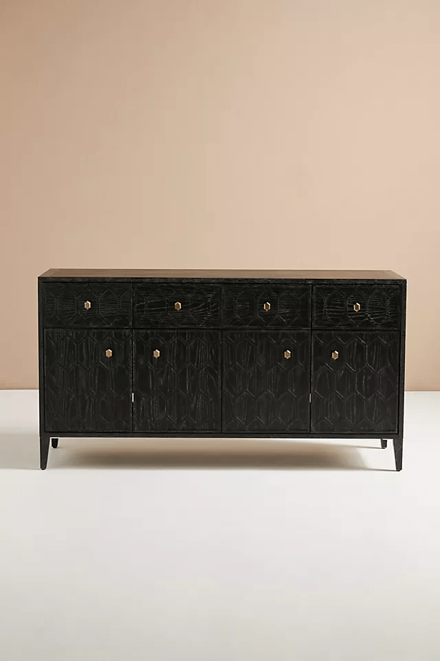 Handmade Textured Trellis Buffet