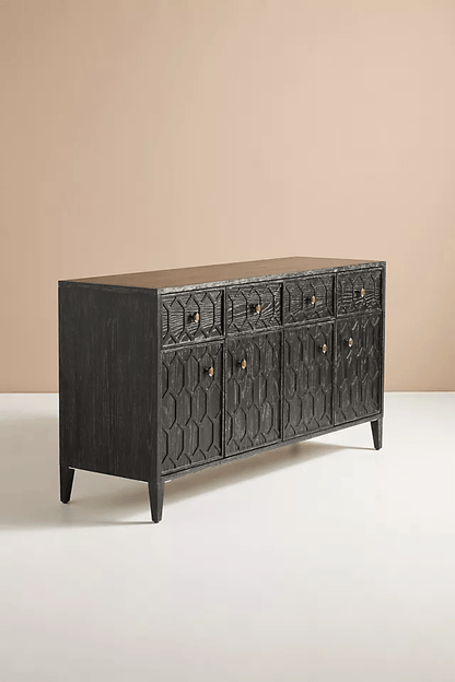 Hand-carved Black Color Buffet