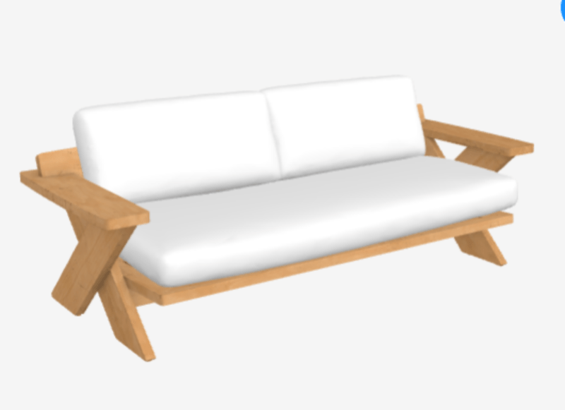 Handmade Woodwork Designer Sofa Sofa - Bone Inlay Furnitures