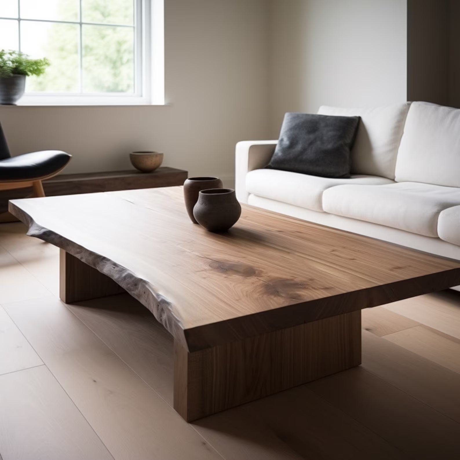 Slab Organic Shape Coffee Table