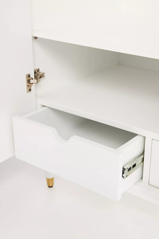 Indigo Hand - Carved Gulliver Armoire Closet – Solid Wood Bedroom Armoire for Apartment Style Living Armoire - Bone Inlay Furnitures