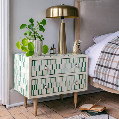sag green nursery nightstand