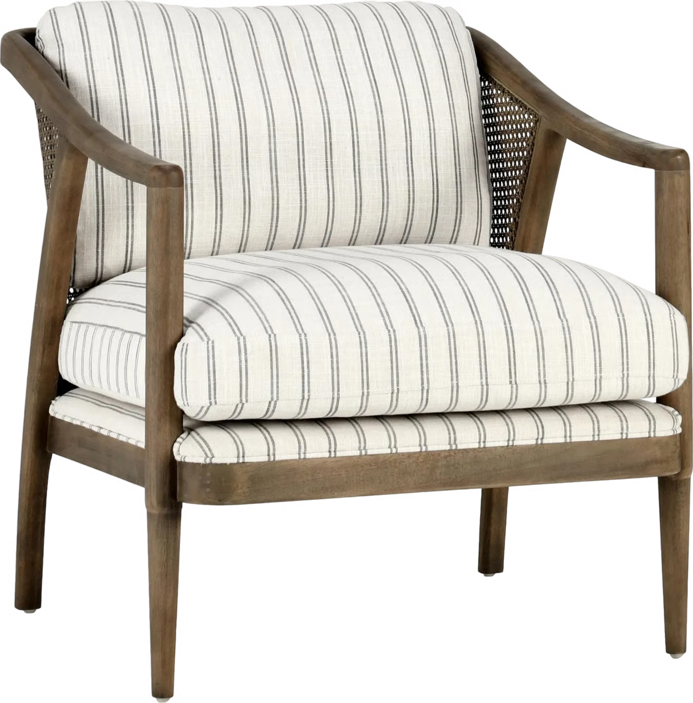 Hand Carved Accent Wooden Lounge Chair 