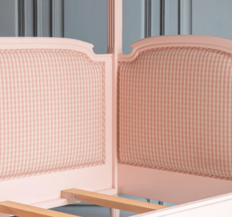 Lovely Hand Carved Solid Wooden Canopy Daybed Daybed - Bone Inlay Furnitures