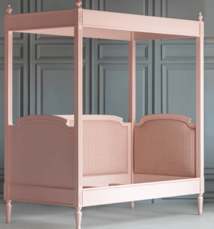 Lovely Hand Carved Solid Wooden Canopy Daybed Daybed - Bone Inlay Furnitures