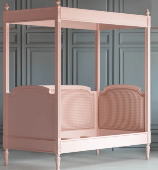 Lovely Hand Carved Solid Wooden Canopy Daybed Daybed - Bone Inlay Furnitures