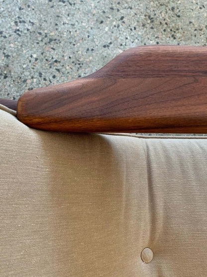 Mid - Century Designer Adrian Pearsall Inspired Lounge Chair and Ottoman Armchair - Bone Inlay Furnitures