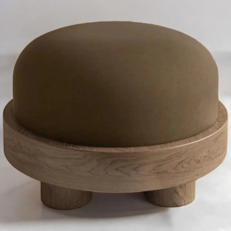 Minimalist Ottoman - Wood - Green - Gray - 4 Styles Available Ottoman - Bone Inlay Furnitures